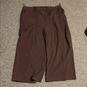 Mauve Wide-Leg Pants